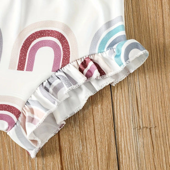 Conjunto Infantil Feminino de Verão 3 Peças