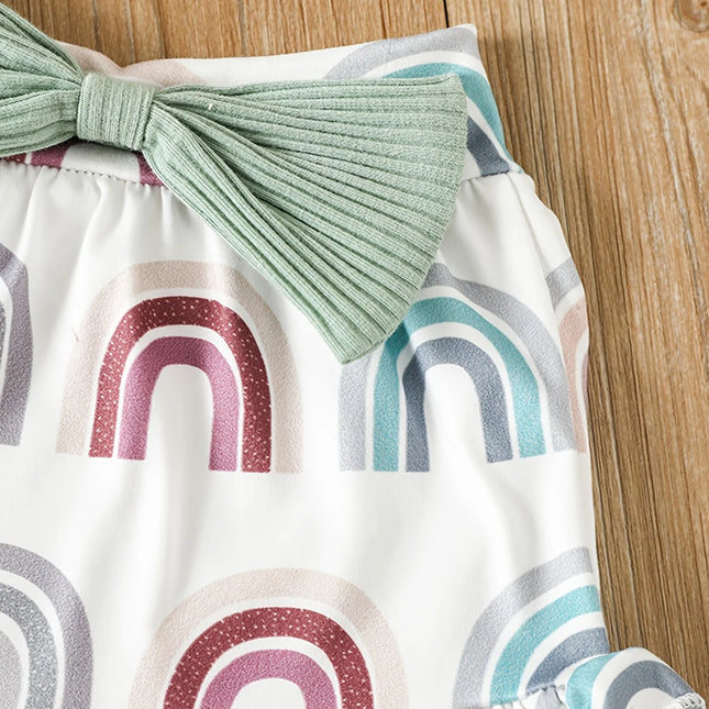 Conjunto Infantil Feminino de Verão 3 Peças