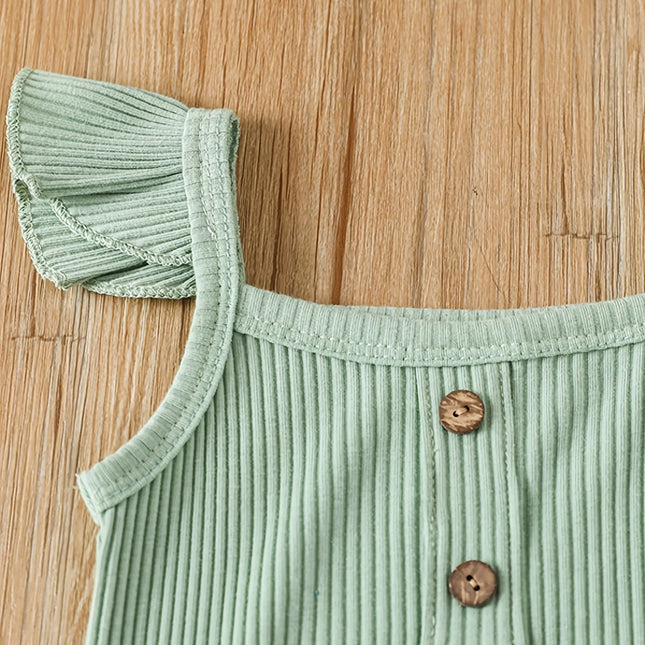 Conjunto Infantil Feminino de Verão 3 Peças