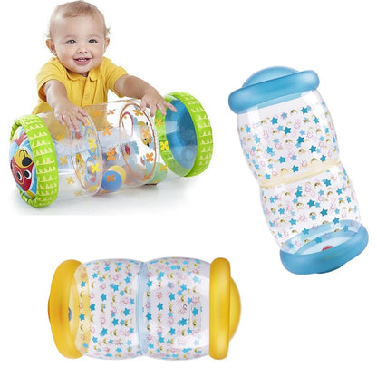 Rastejando Aprendendo Rolo Com Sinos Criança Em Pé Early Brinquedos Educativos Lnflatable Brinquedo Infantil Rolo PVC Baby Fidget Brinquedos