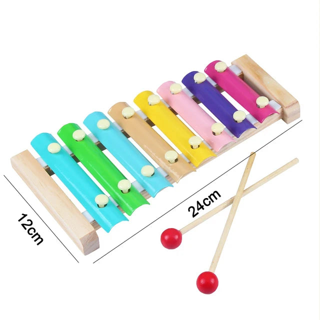 Montessori brinquedos de madeira para crianças, blocos coloridos Macaron, aprendendo brinquedo, música do bebê chocalhos, gráfico, quente