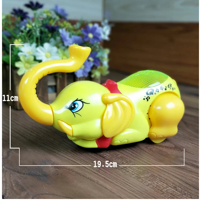 Eletrônico Musical Elefante Brinquedos, pode cantar, caminhar, interativo, som elétrico Animais de estimação, Animais, Brinquedos para crianças, Presentes, 1Pc