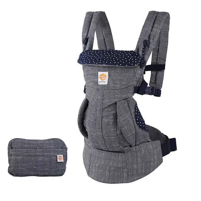 Breeze Omni Multifunction Baby Carrier, Respirável Mochila Infantil, Kid Carriage, Criança Sling Wrap, Suspensórios, 360