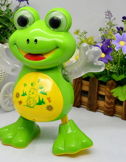 YIJUN-Brinquedos Eletrônicos Dancing Frog Pet, Boneca Robô, Música Leve, Brinquedos Interativos Universais, Presentes de Aniversário Infantil, Novo