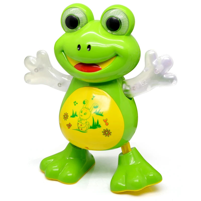 YIJUN-Brinquedos Eletrônicos Dancing Frog Pet, Boneca Robô, Música Leve, Brinquedos Interativos Universais, Presentes de Aniversário Infantil, Novo