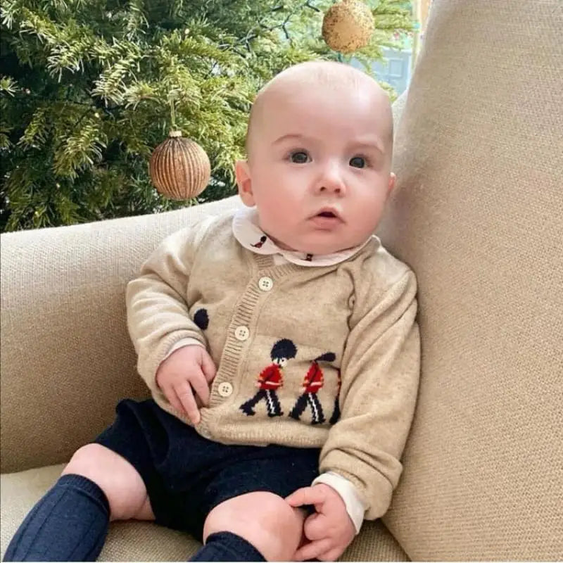 Cardigan de malha infantil, suéter, casaco para meninos recém-nascidos, outwear infantil, roupas para crianças, primavera e outono