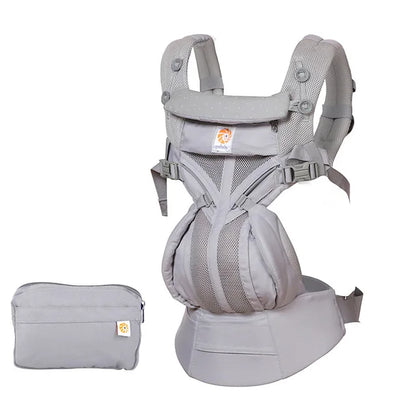 Egobaby Breeze Canguru ergonômico na frente e nas costas Baby Carrier, Sling infantil, envoltório de mochila, suspensórios recém-nascidos, 0-36 meses