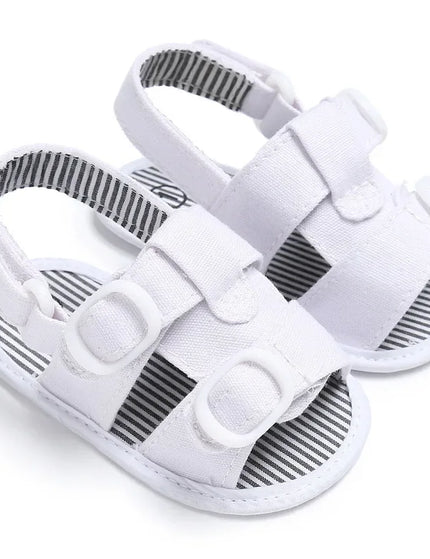 Infantil da criança berço sandálias sapatos de bebê recém-nascido menino menina denim lona verão macio-sola chinelo de algodão