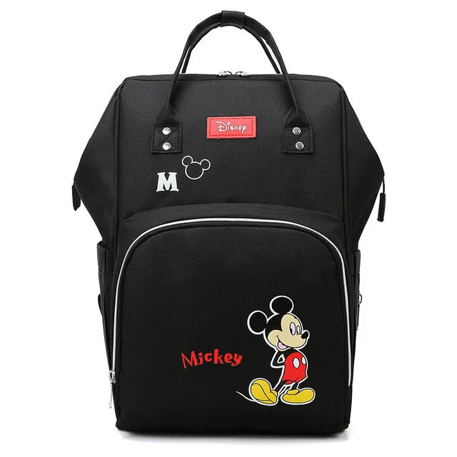 Disney-bolsa multifunções de fraldas para mamãe, mochila de grande capacidade, bolsa materno-infantil, gestantes, presente de ano novo 2021