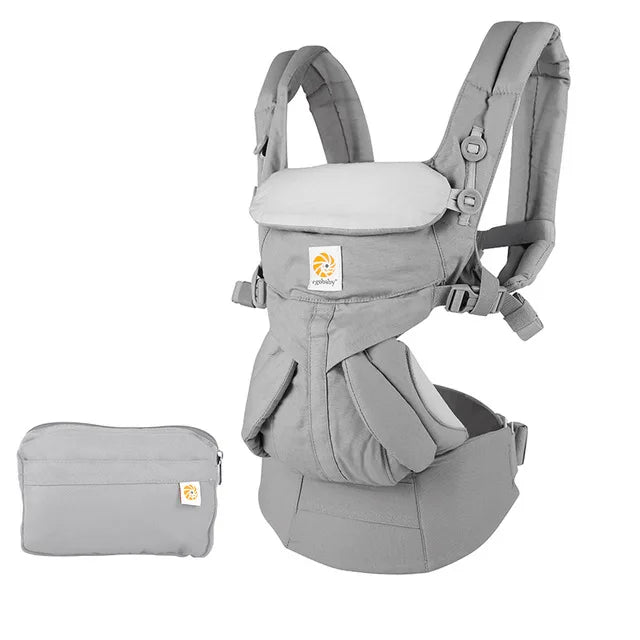 Egobaby Breeze Canguru ergonômico na frente e nas costas Baby Carrier, Sling infantil, envoltório de mochila, suspensórios recém-nascidos, 0-36 meses