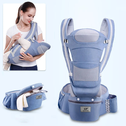 Ergonômico canguru bebê portador com frente enfrentando, envoltório Sling, mochila de viagem, infantil Hipseat, recém-nascido