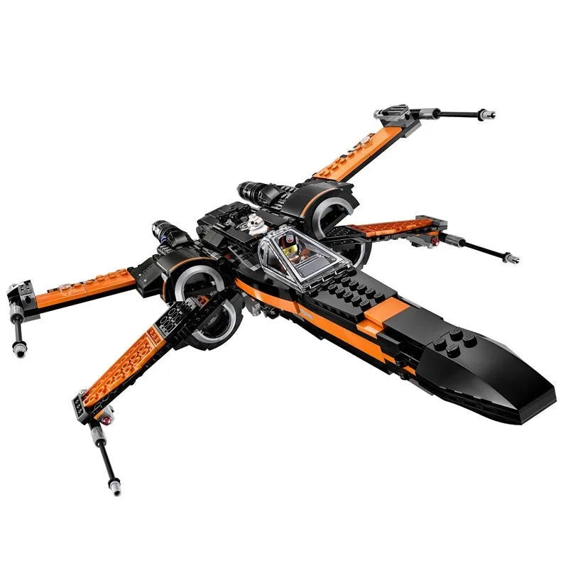 Star MOC-X-Wing Fighter Blocos de Construção para Crianças, Wars Bricks Brinquedos Presente de Aniversário Presente de Natal para Crianças Compatível 75102