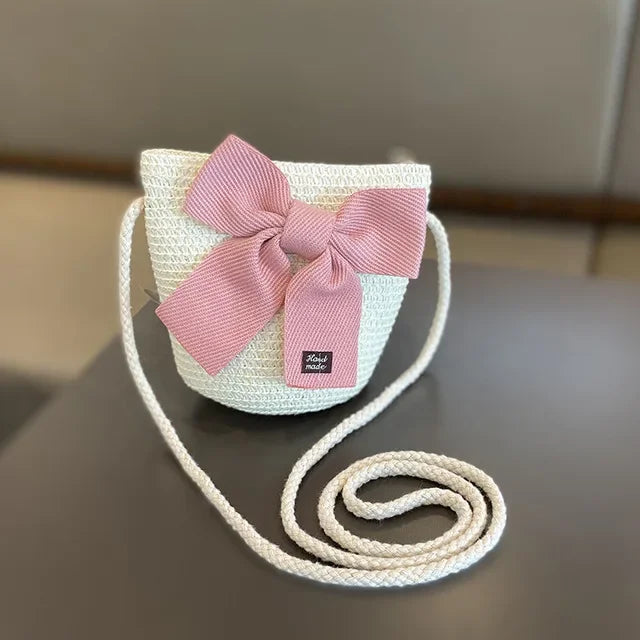 Verão Meninas Praia Chapéus De Sol Lótus Folha Brim Bonito Squinting Olhos Bowknot Outdoor Sun Protection Crianças Cap Palha Crianças