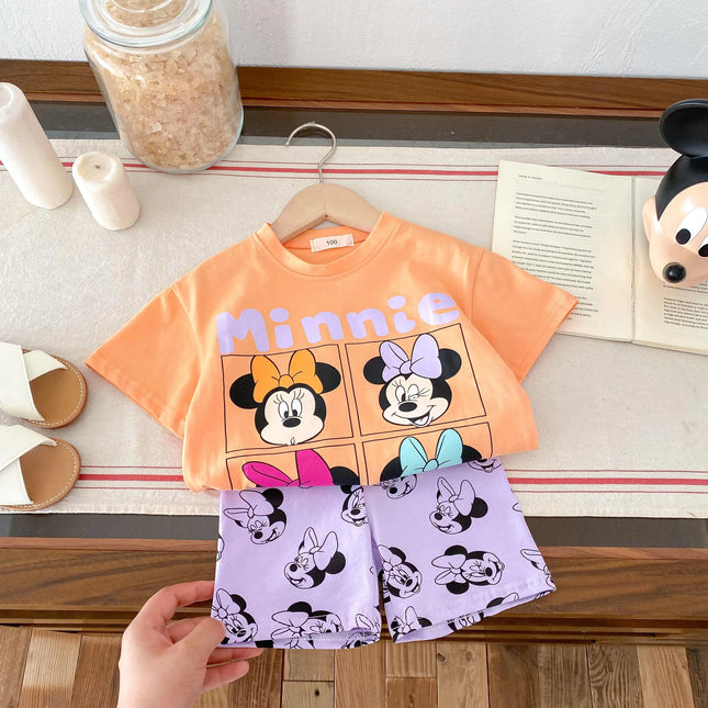 Conjunto Baby Girl Disney Camiseta + Shorts