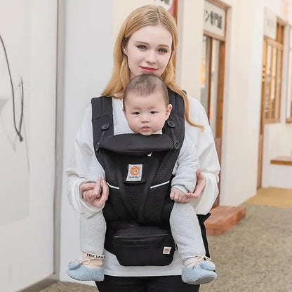 Breeze Omni Multifunction Baby Carrier, Respirável Mochila Infantil, Kid Carriage, Criança Sling Wrap, Suspensórios, 360