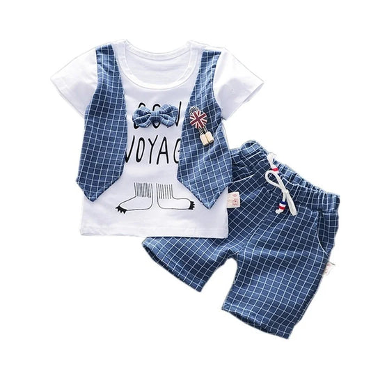 Novo verão roupas da menina do bebê crianças meninos moda camiseta shorts 2 pçs/set criança traje casual infantil roupas crianças agasalhos