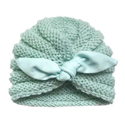 Chapéu de malha para bebê recém-nascido Chapéus infantis turbante para criança, chapéus para meninas e meninos, boné de malha, acessórios infantis, inverno