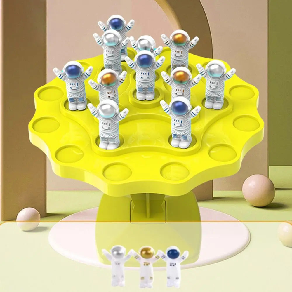 Balance Tree Puzzle Toy para Pai-Filho, Astronauta Divertido e Sapo, Interaction Table Games