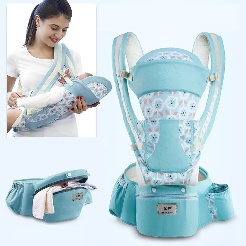 Ergonômico canguru bebê portador com frente enfrentando, envoltório Sling, mochila de viagem, infantil Hipseat, recém-nascido