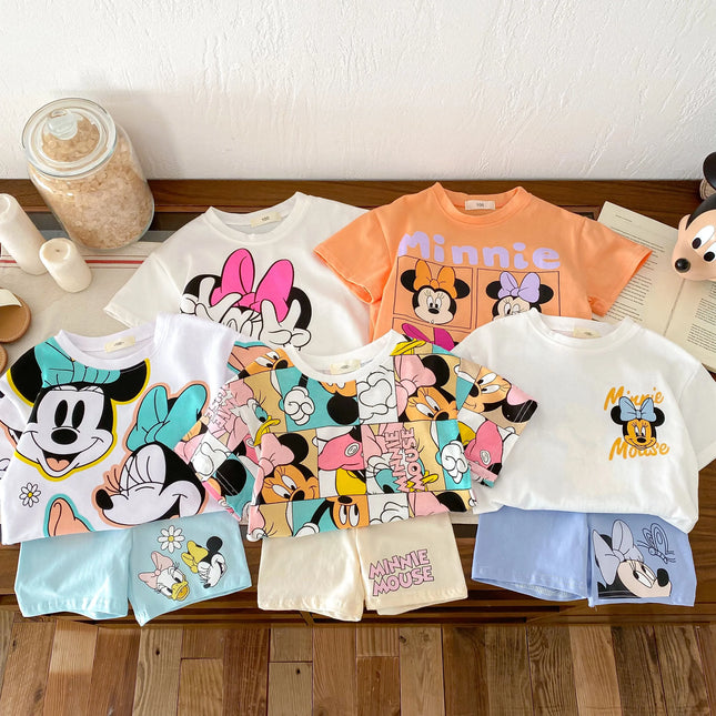 Conjunto Baby Girl Disney Camiseta + Shorts