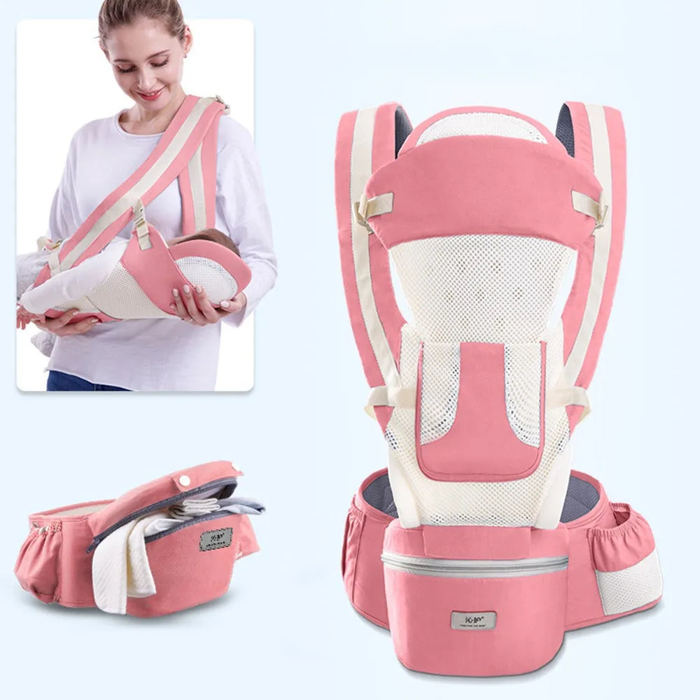 Ergonômico canguru bebê portador com frente enfrentando, envoltório Sling, mochila de viagem, infantil Hipseat, recém-nascido