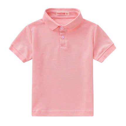 Camiseta de manga curta infantil monocromática de 10 cores, roupas de algodão, tops para meninos e meninas, bebê, crianças, alta qualidade, verão de 2 a 9 anos