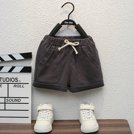 Baby Boys Cotton Letter Printing T-shirt e Tooling Shorts Set, roupas infantis, agasalho infantil, roupas da moda, verão, novo, 2pcs