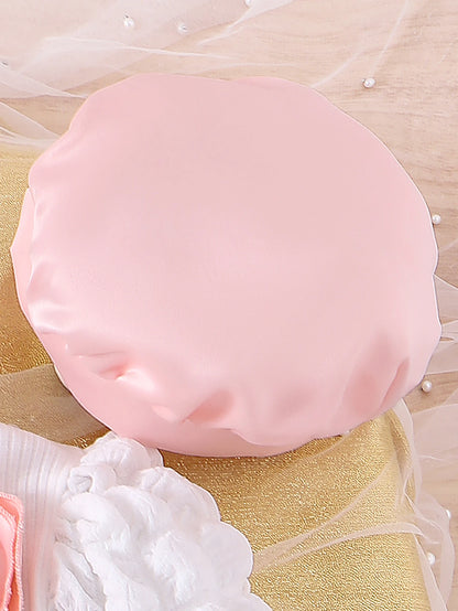 3 pçs outono novo estilo para meninas de 0-3 anos confortável doce manga bolha topo + saia plissada rosa + chapéu conjunto