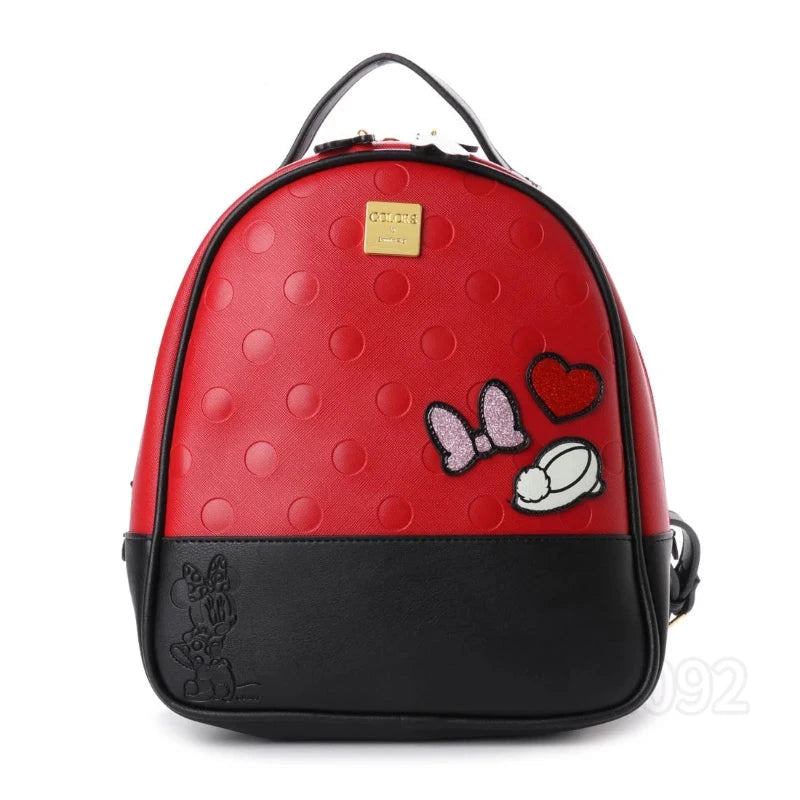 Novo pato donald dos desenhos animados da disney mochila feminina grande capacidade bonito estudante mochila moda viagem de luxo mochila feminina