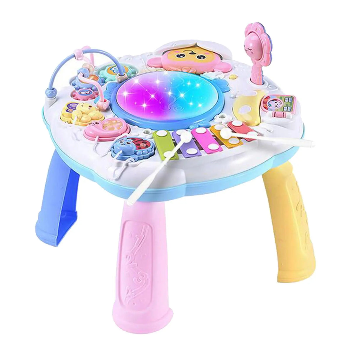 Mesa Central de Atividades Musicais para Crianças, Brinquedos para Meninos e Meninas, Presente de Aniversário, 1 Conjunto