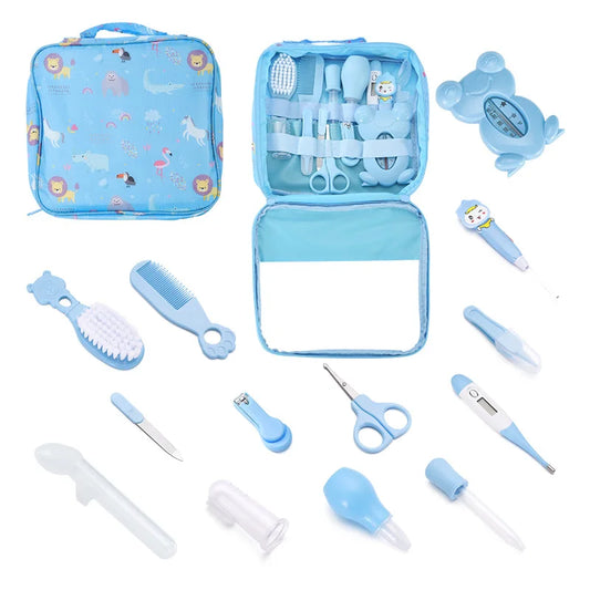 Kit completo de higiene profissional para cuidados do bebê, acessórios para bebês, cuidados com recém-nascidos, ferramentas para mãe e filhos, itens 13 pacotes