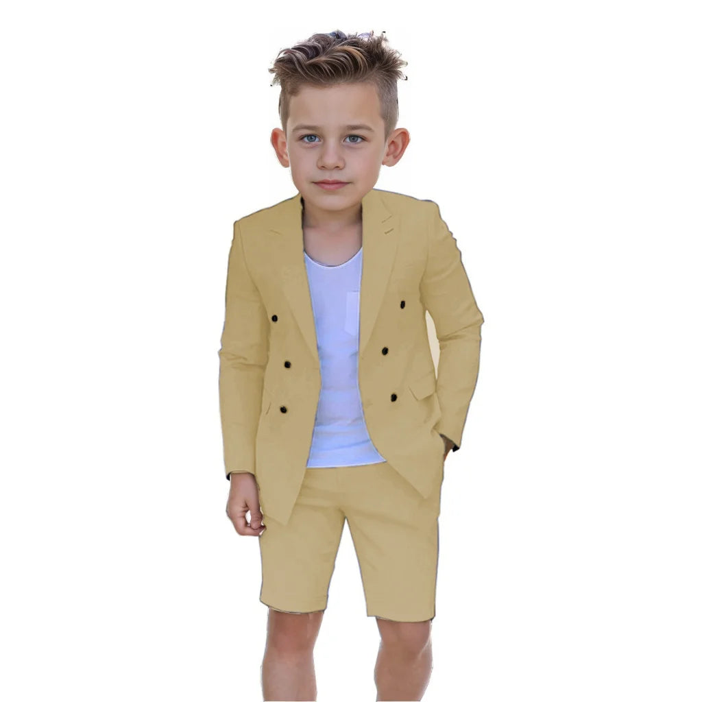 Terno Infantil Slim Fit - Elegância para Festas de Verão