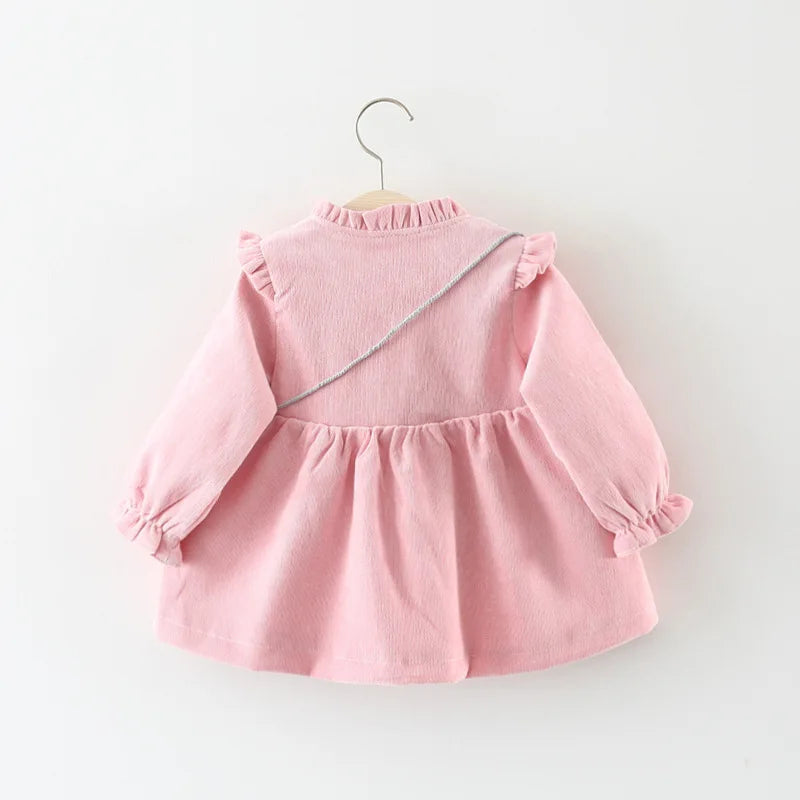 Vestido Infantil Princesa com Bolsa