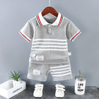 6-12 Meses / Listrado Cinza