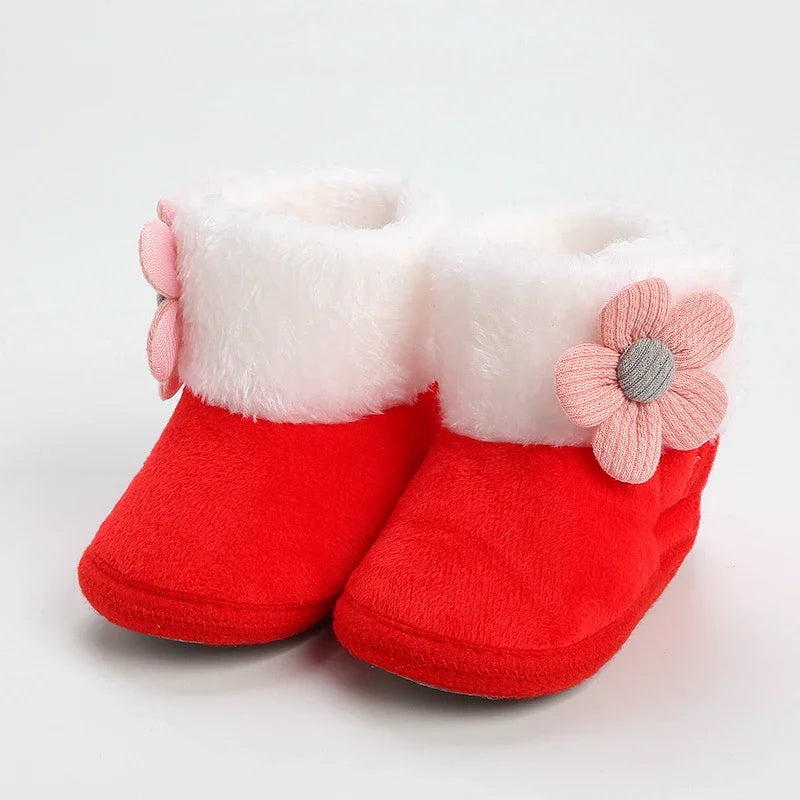 Bebê recém-nascido meninas meninos botas macias sólida pompom botas de neve infantil da criança recém-nascido sapatos de aquecimento nova moda sapatos confortáveis