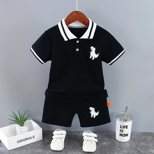 Dino Summer Set – Conjunto Infantil Camiseta + Shorts