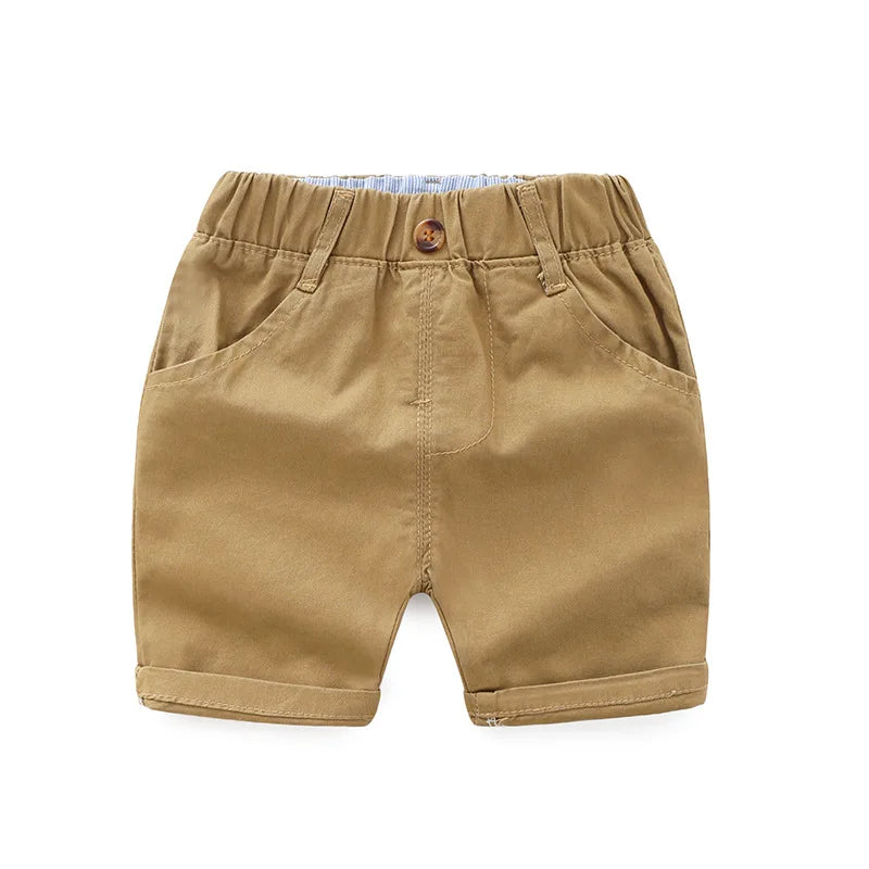 Crianças Britches Slik Algodão Verão Calças Do Bebê Moda Esportes Mid-Short Calças 1 2 3 4 5 6 Anos Crianças Capris Roupas Strides