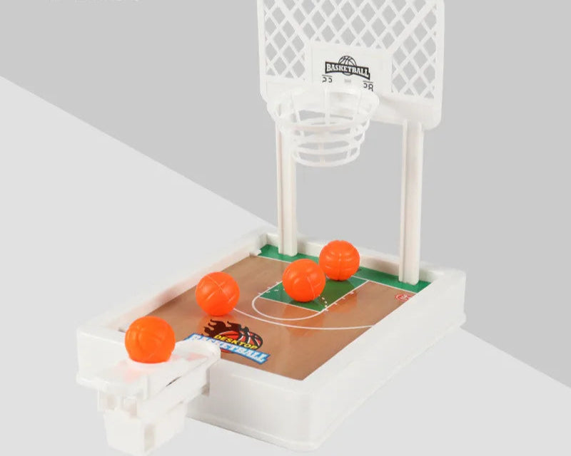 Mini mesa de trabalho jogo tabuleiro basquete hoop dedo máquina tiro festa tabela interativo esporte 2 jogadores jogos bola brinquedos para crianças