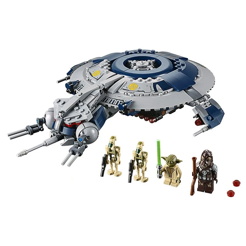 Droid Gunship Building Blocks Bricks para Crianças, Space Fight, Fighter Set Brinquedos, Presentes de Aniversário e Natal Compatível 75233, Novo