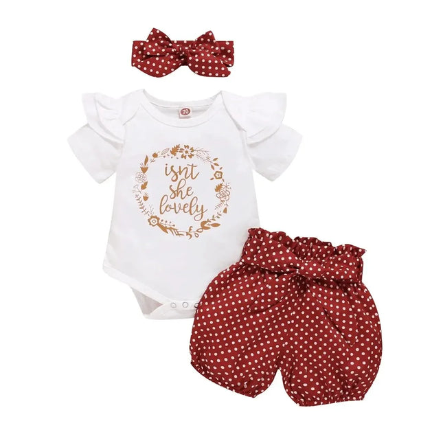 Kit 3 Peças Baby Dots