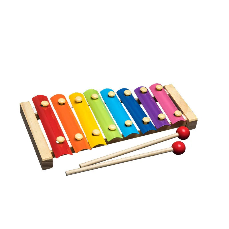 Montessori brinquedos de madeira para crianças, blocos coloridos Macaron, aprendendo brinquedo, música do bebê chocalhos, gráfico, quente