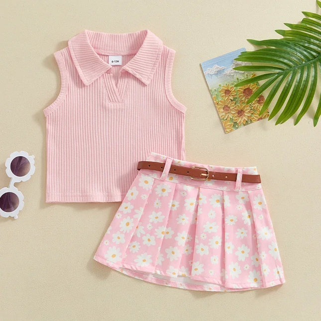 Conjunto Infantil Regata + Saia Margarida