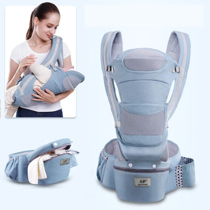 Ergonômico canguru bebê portador com frente enfrentando, envoltório Sling, mochila de viagem, infantil Hipseat, recém-nascido