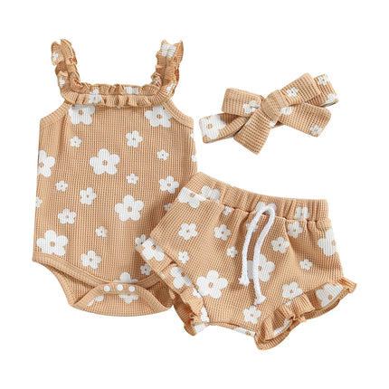 Conjunto Bebê Menina 3 Peças