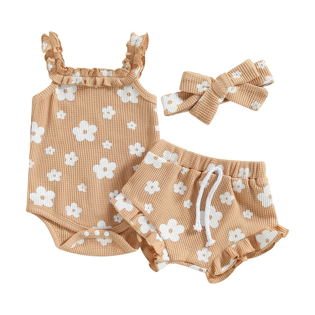 Conjunto Bebê Menina 3 Peças