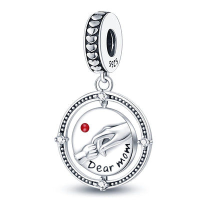 S925 Sterling Silver Baby Chupeta Pingente, Dangle Charm Fit Pulseira, colares bonitos das crianças, acessórios de jóias