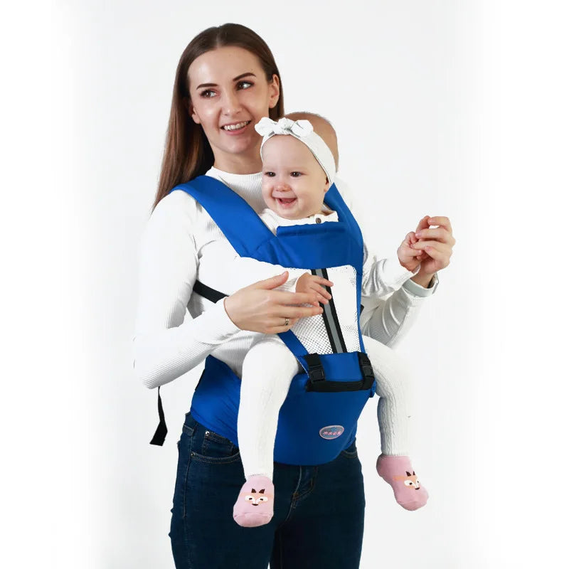 Ergonômico portador de bebê mochila infantil hipseat transportadora frente enfrentando ergonômico canguru envoltório do bebê sling mochila de viagem