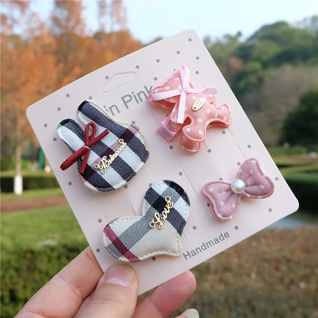 Kit Presilhas Infantis – Laços, Coroa e Animais Fofos para Meninas 🎀👑