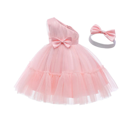 Vestido feminino de tutu, vestido florido para festa de casamento, roupas de 1 ano, roupas de gala formais infantis, 24m, verão