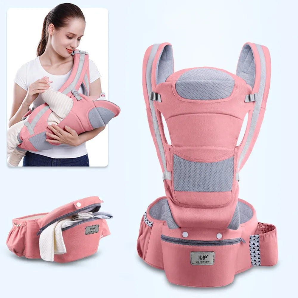 Ergonômico canguru bebê portador com frente enfrentando, envoltório Sling, mochila de viagem, infantil Hipseat, recém-nascido